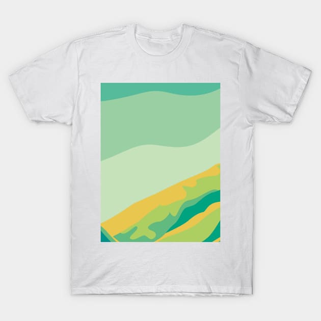 Green land T-Shirt by Imordinary